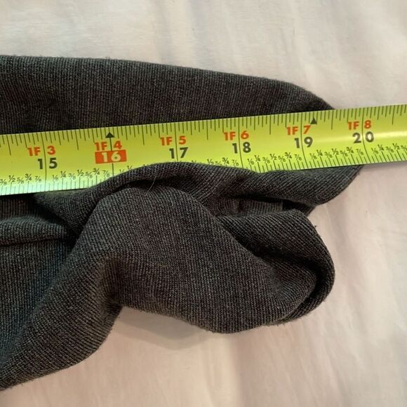 41 Hawthorn Heather Gray Knit Blazer Jacket Womens Size Medium Ruched Sleeves - Picture 6 of 10